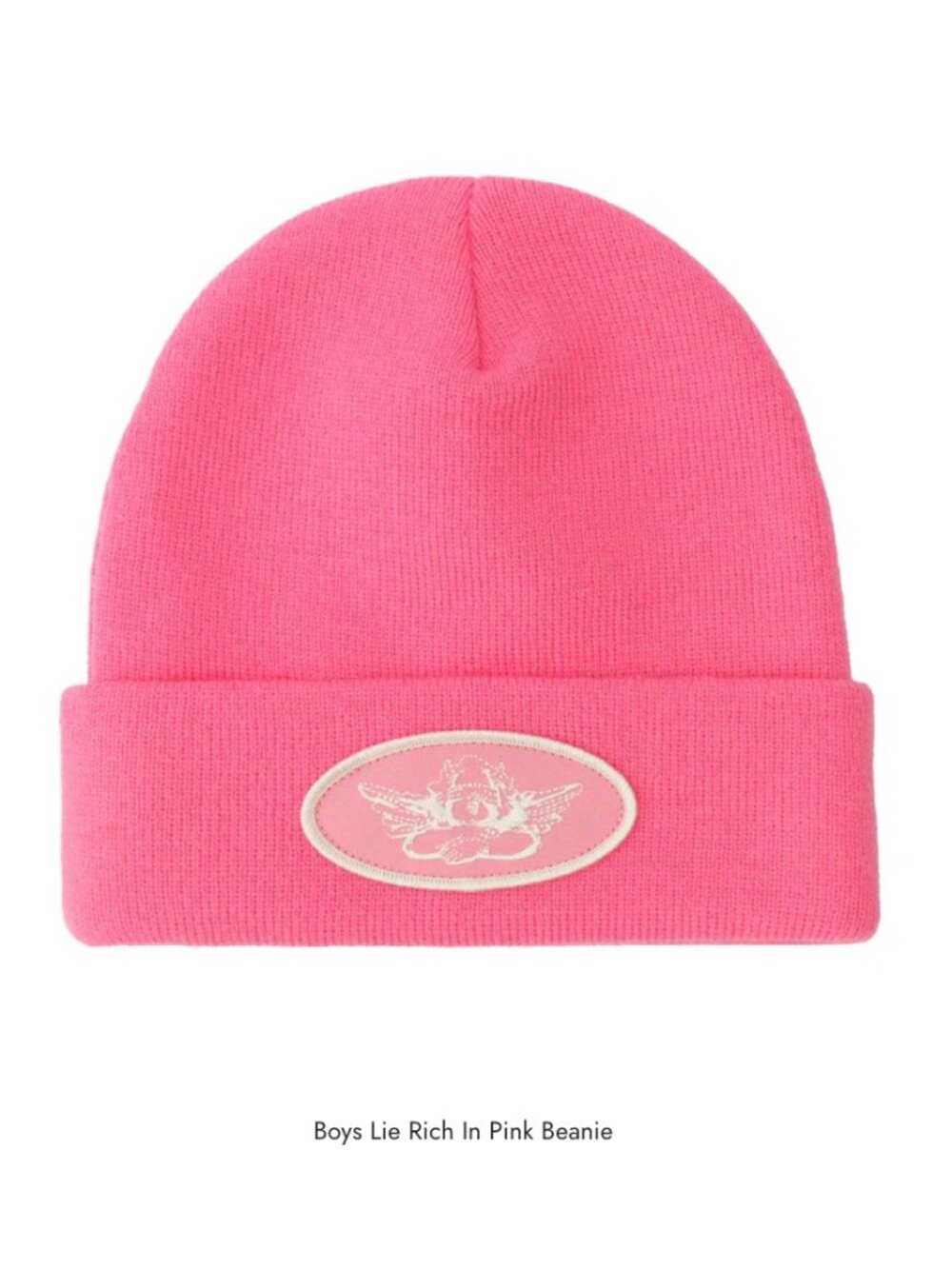 NWT!! Boys Lie Rich in Pink Beanie